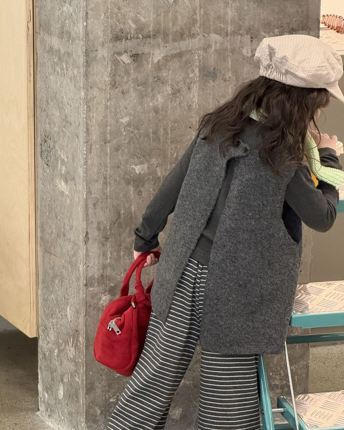 ワンウォッシュ　バックタッグベスト MOUSSY | SINGLE COLLAR タックベスト (ベスト ) |SHEL'TTER