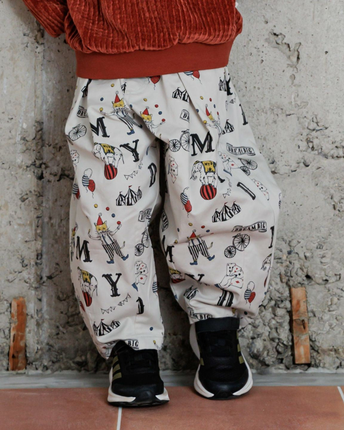 オーダーメイド　バルーンパンツ c_o_c_o_r_o「メンズ」オーダーストレッチバルーンパンツ（デニム