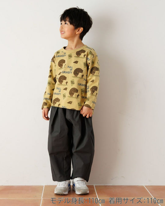 クマノオヤコ柄TシャツFL540101
