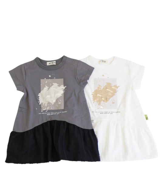 ハクプリントワンピFL620113