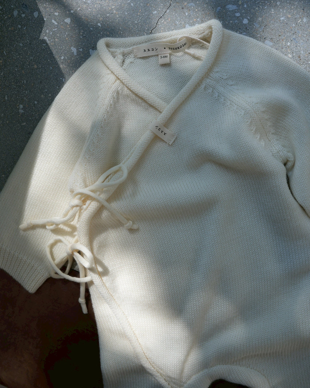 Merino Knit Baby Kimono Overall Suit［SUSUKOSHI］
