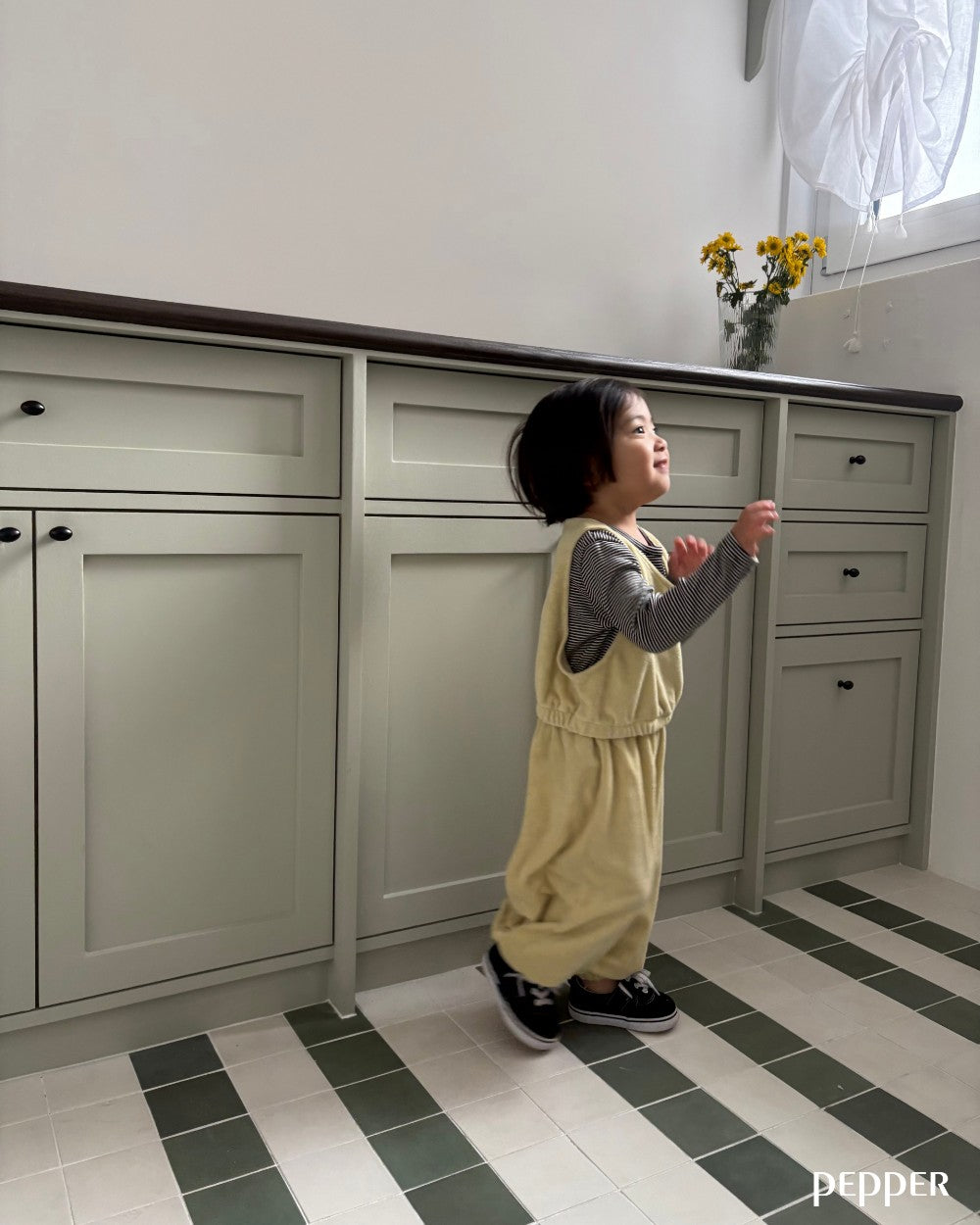 [pepper]terry jogger pants