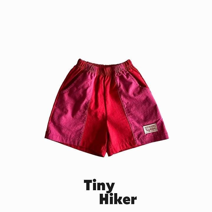 [TinyHiker]venice color block short pants