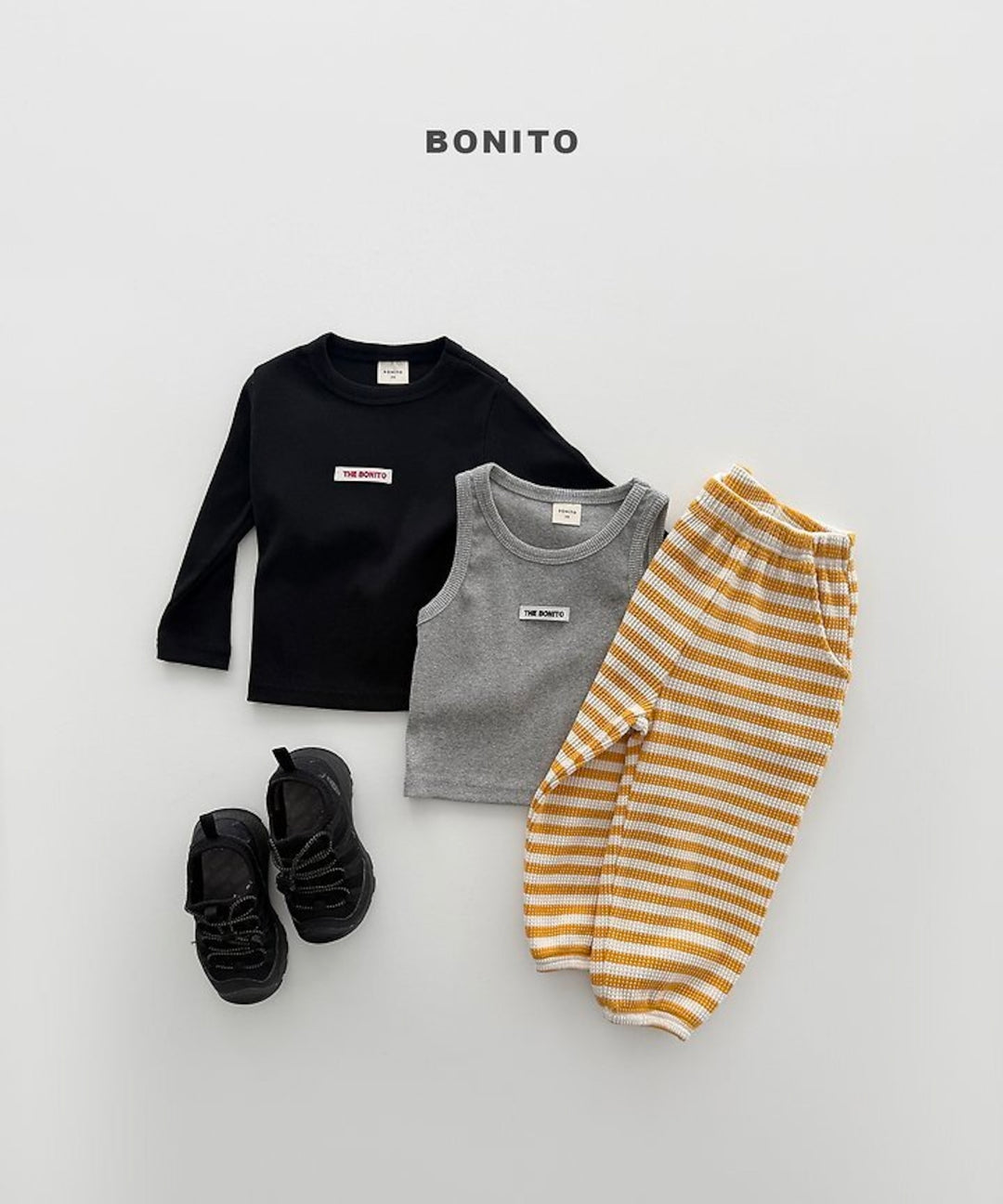 [BONITO]カラーリブT