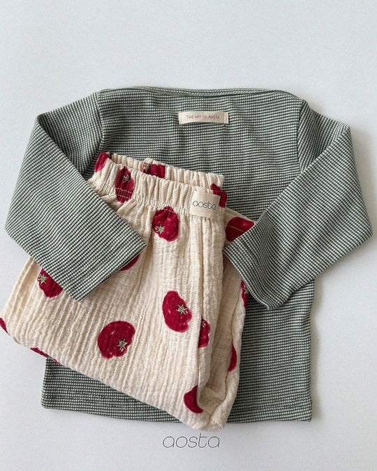 [AOSTA]Boat Neck T