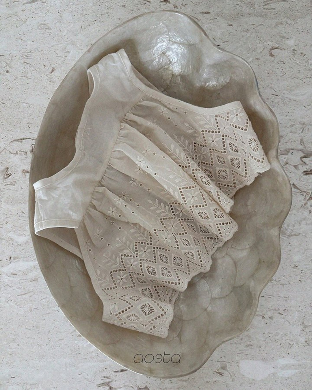 [AOSTA]Lace Jenny OpenVest