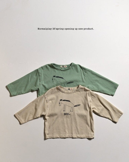 [NORMALPLAY]horse single T