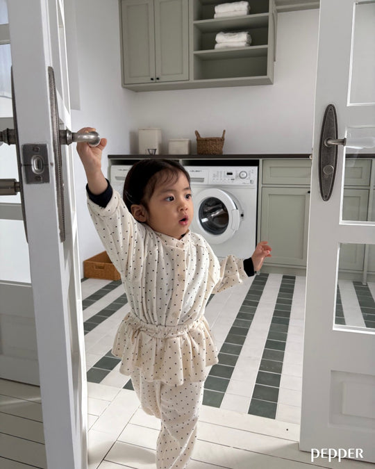 [pepper]dot terry cardigan