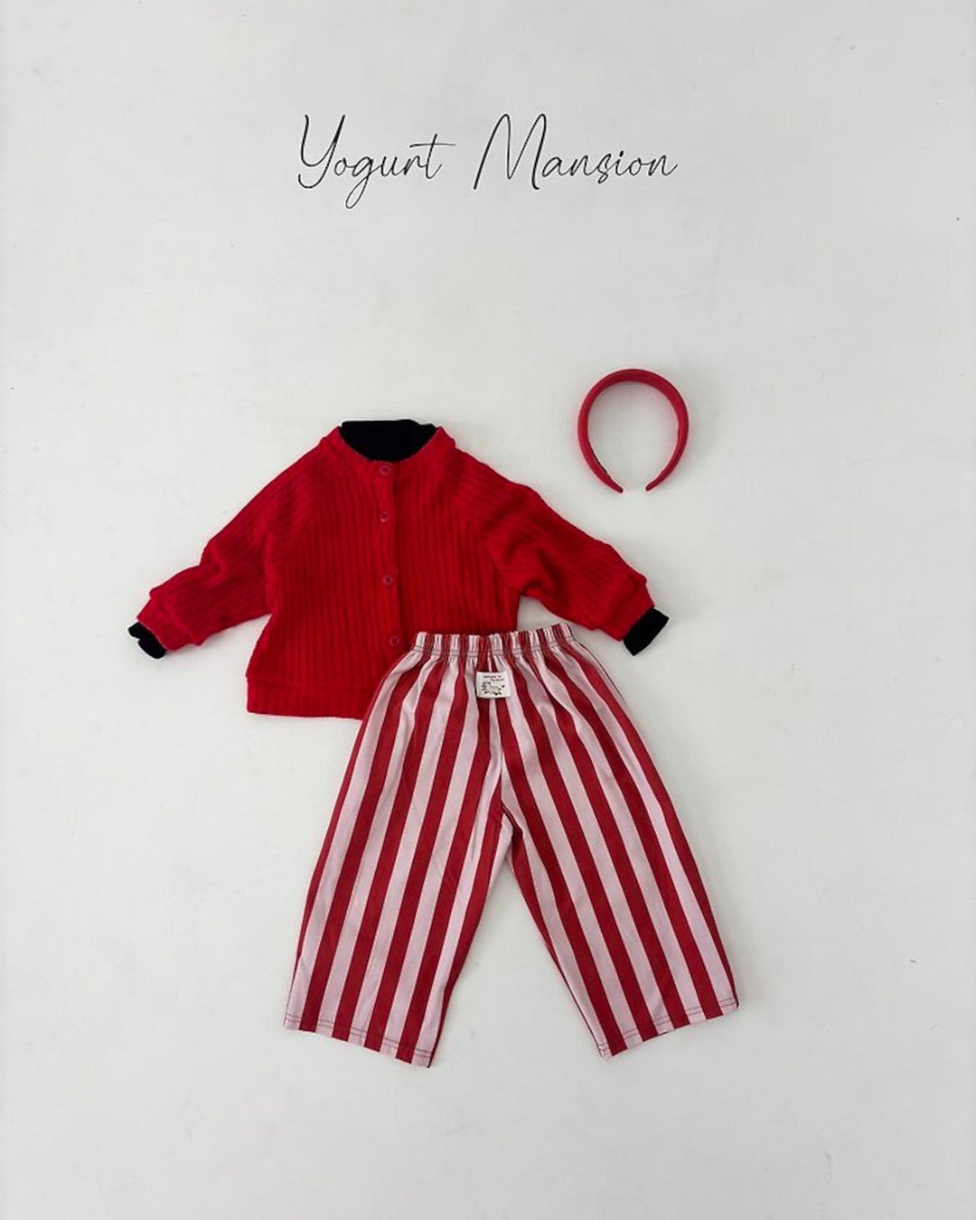 [yogurt mansion]color stripe pants