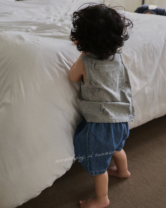 [NORMAL PLAY]pony sleeveless shirt