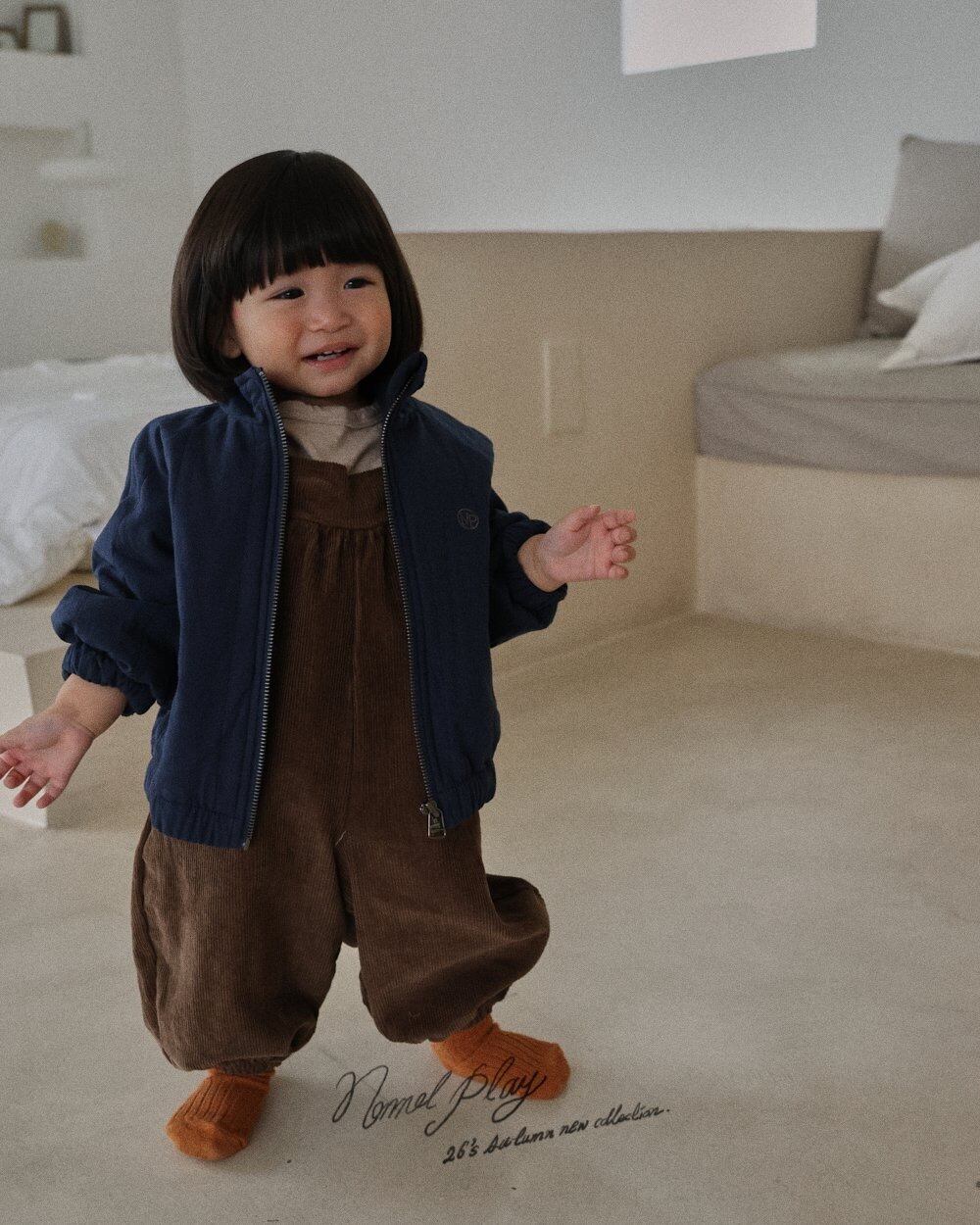 [NORMALPLAY]キルティングジップアップ