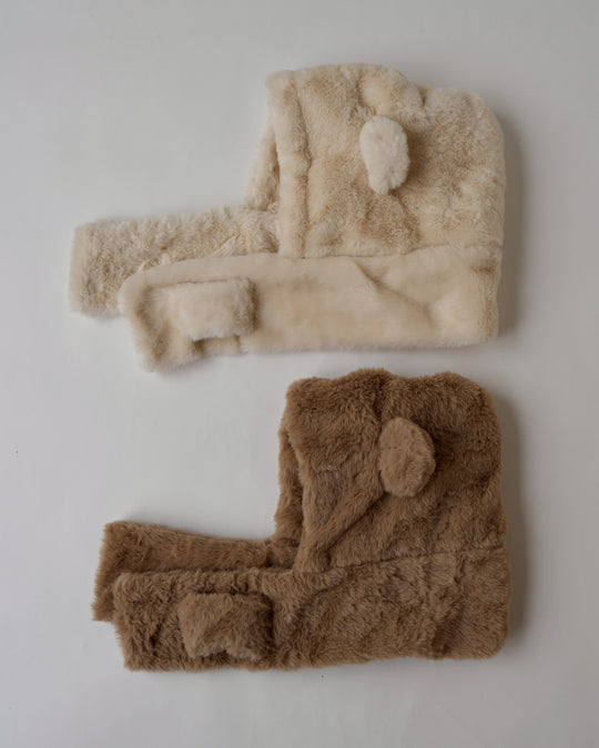 くまさんファーフーディー