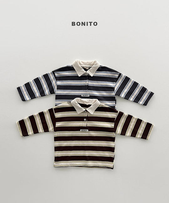 [BONITO]ボーダーカラーT