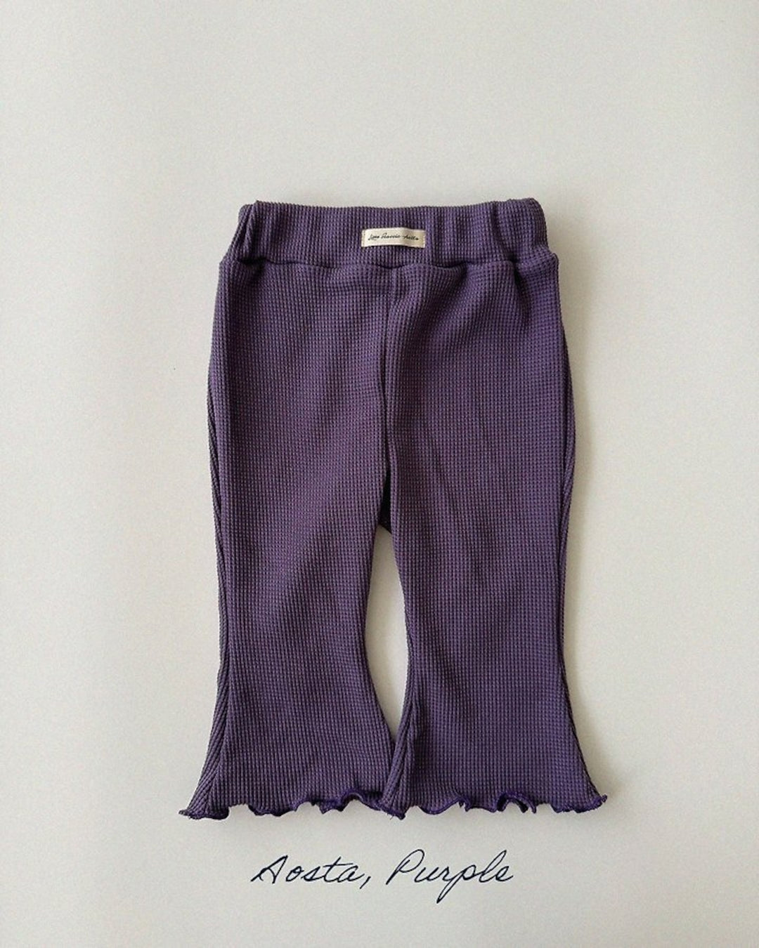 [AOSTA]Jelly Waffle Pants