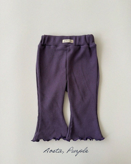 [AOSTA]Jelly Waffle Pants