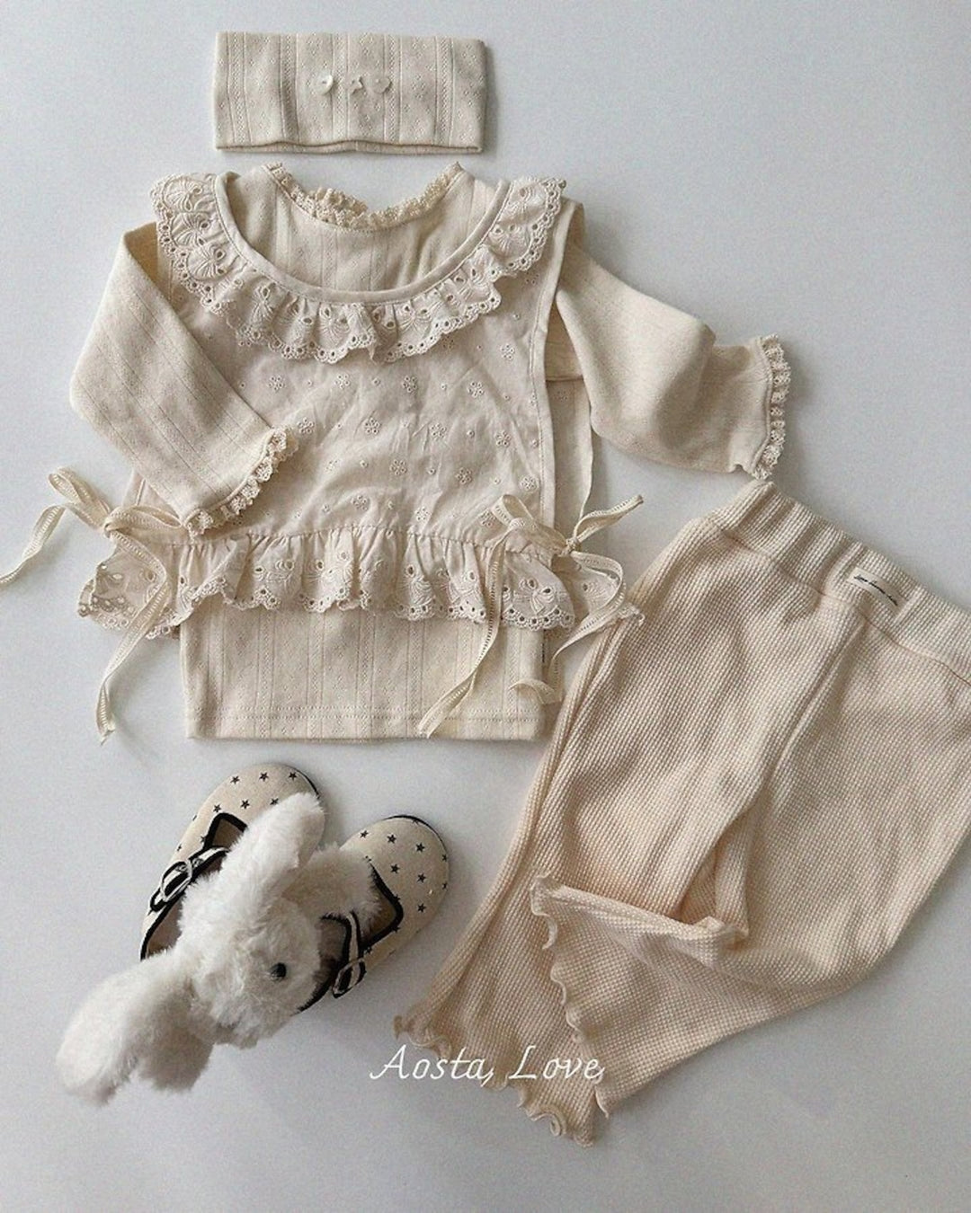 [AOSTA]Lace Olivia Vest