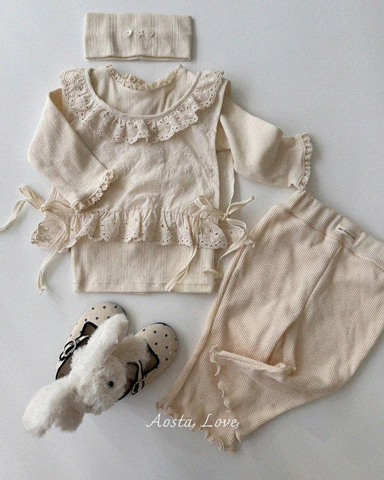[AOSTA]Lace Olivia Vest
