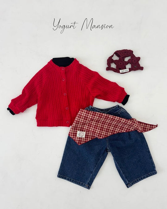 [yogurt mansion]crayon cardigan