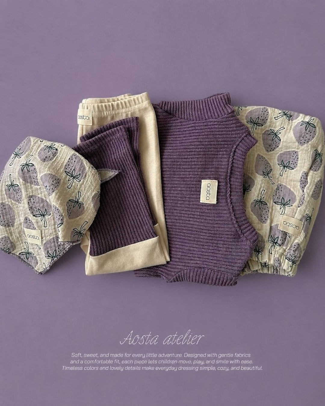 [AOSTA]Strawberry Scarf