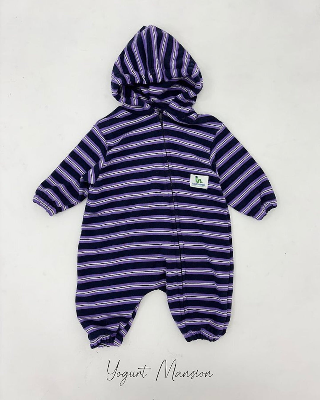 [yogurt mansion]stripe hoodie suits