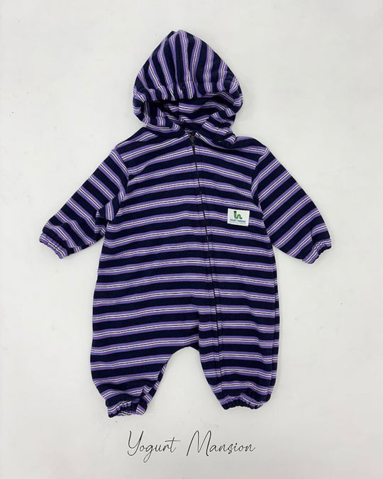 [yogurt mansion]stripe hoodie suits