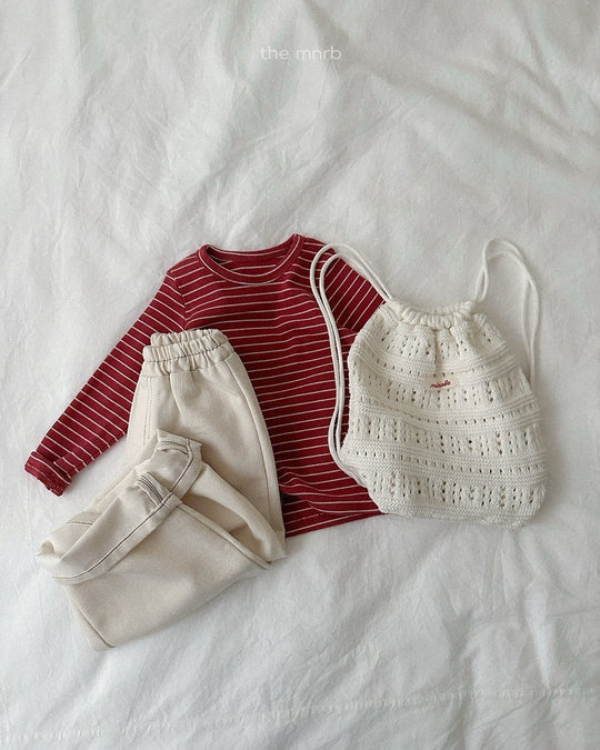 [minirobe]Crochet knit bag