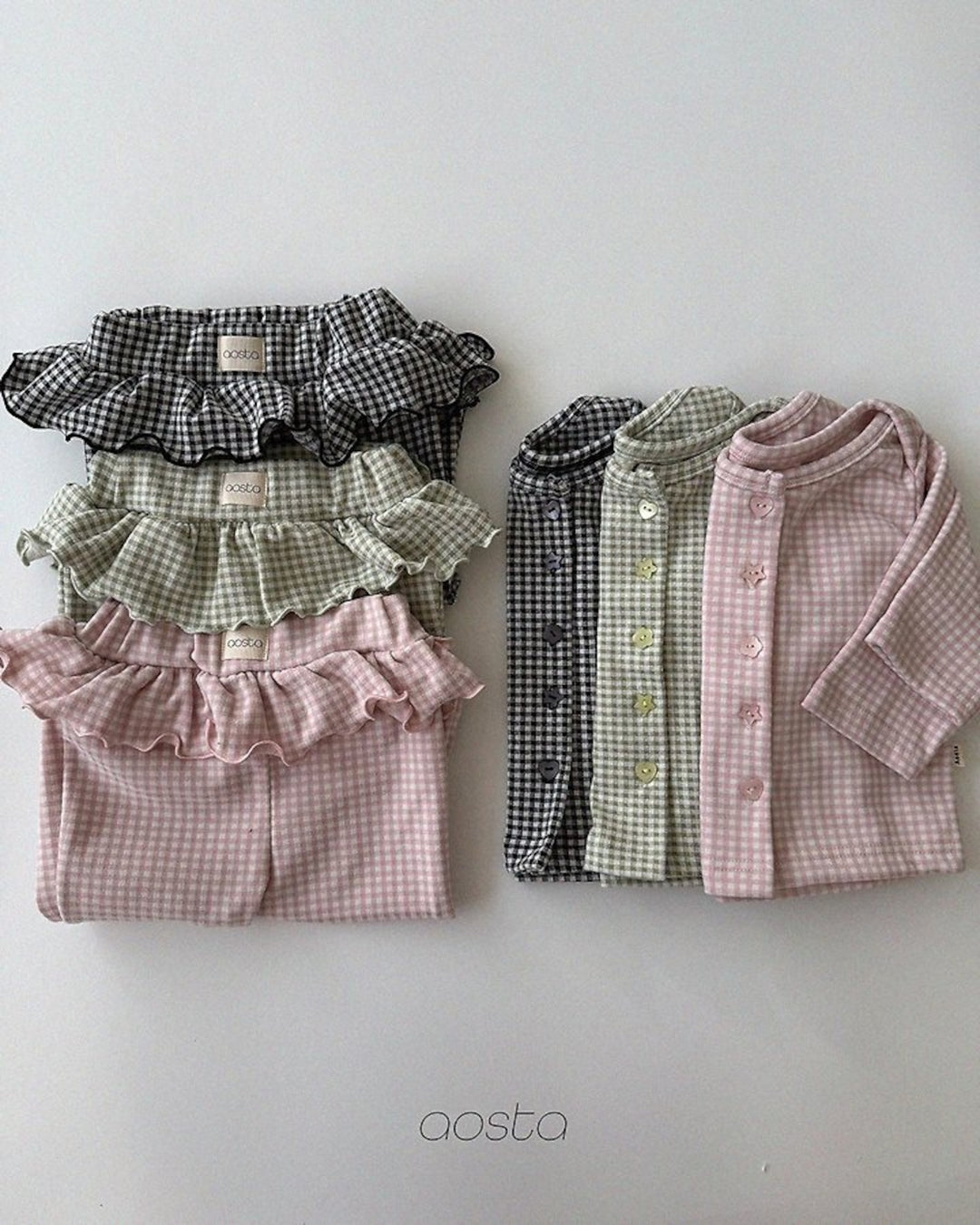 [AOSTA]Kiki Frill Pants