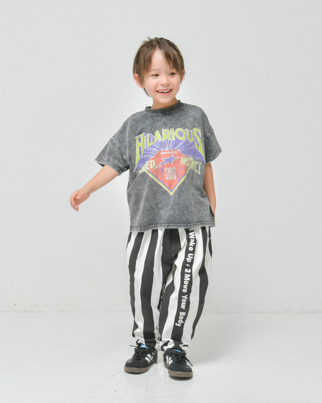 ストレッチストライプワイドパンツND1126103.