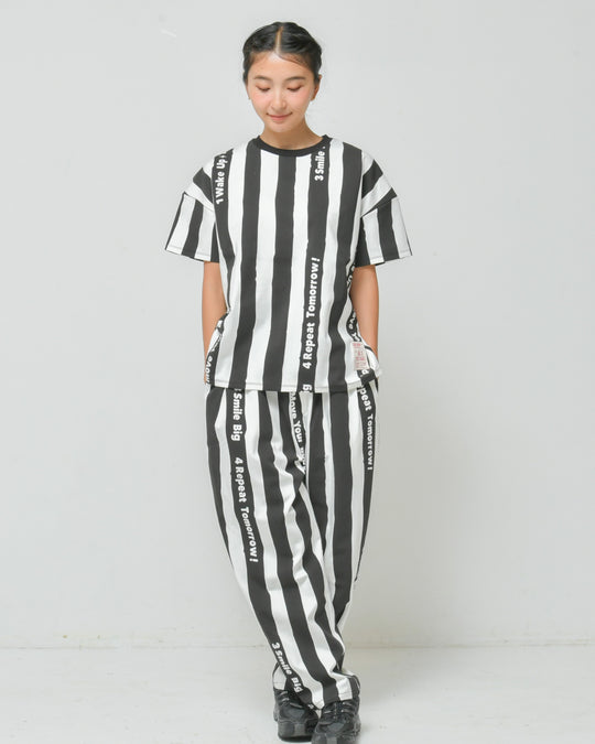 ストレッチストライプTシャツND1126102