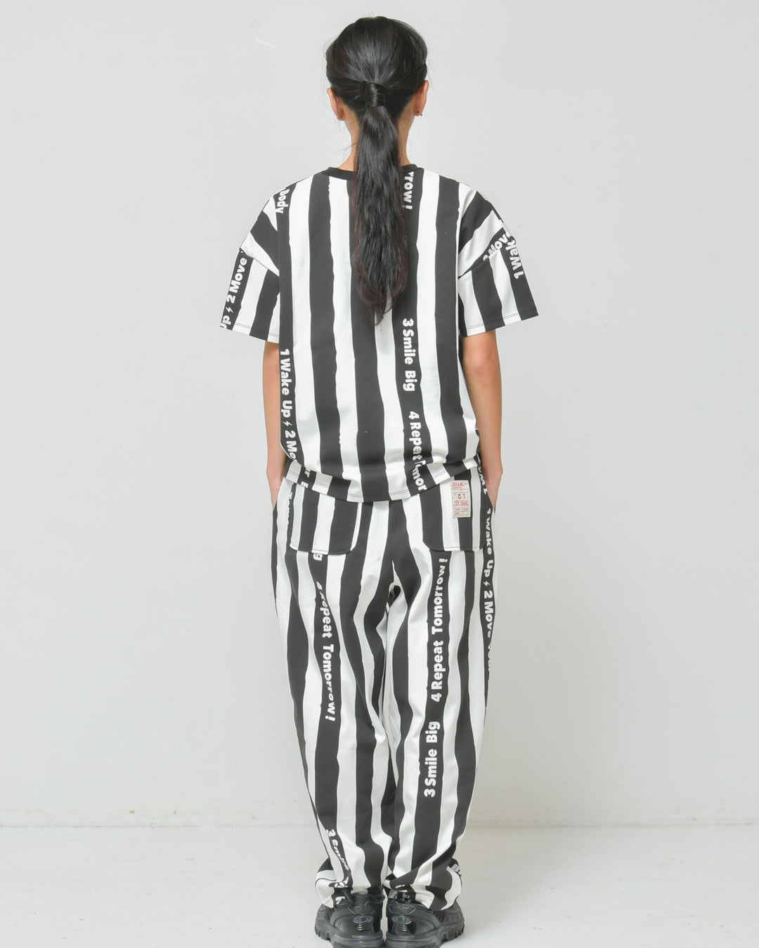 ストレッチストライプTシャツND1126102