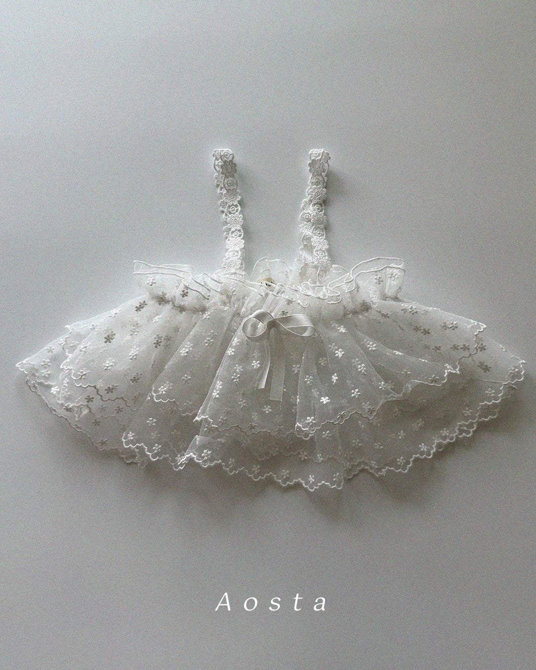 [aosta]lace strap bustier