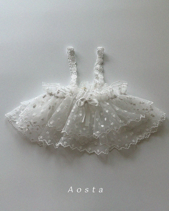 [aosta]lace strap bustier