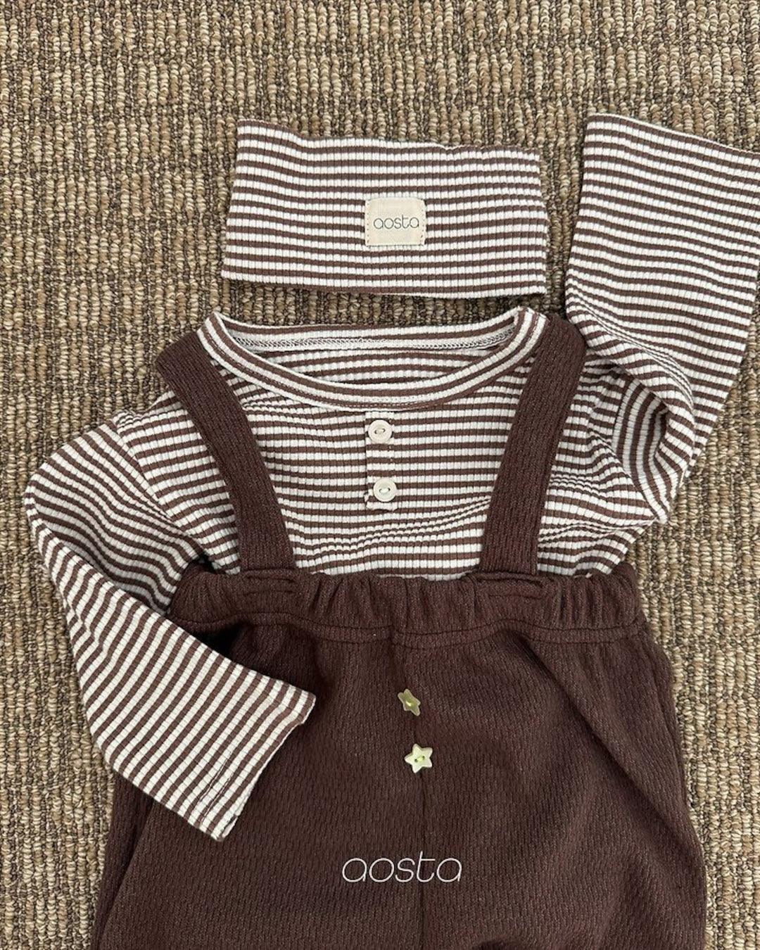 [AOSTA]Star Candy Overalls