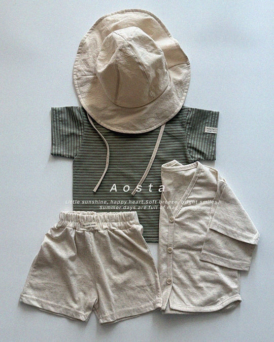 [aosta]linen short pants