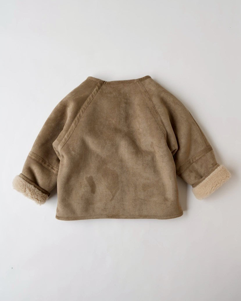 ミニバッグ付ムートンコート