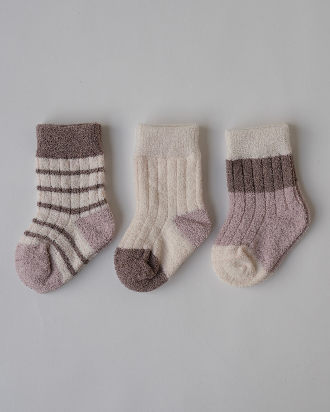 BABYふわふわソックス3足セット