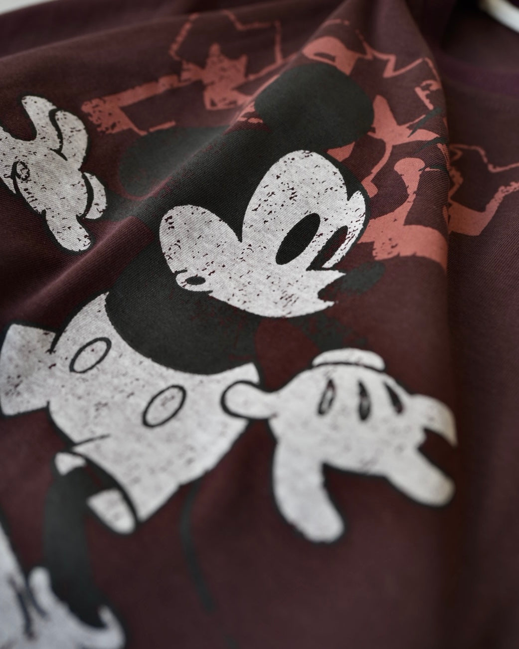 MickeyカットオフワイドロンTee