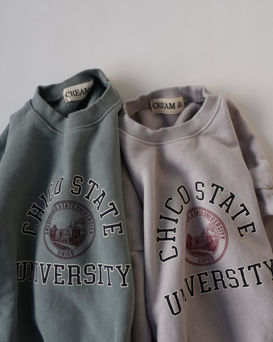 [Cream B]カレッジ起毛mtm