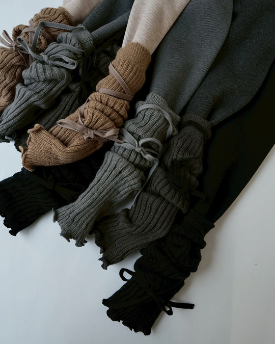 レッグウォーマー付裏起毛レギンス