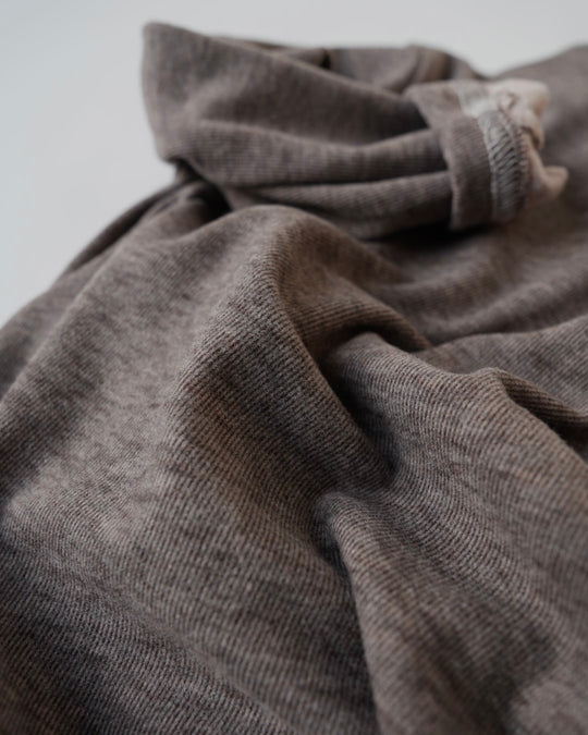 裏起毛モックネックトップス