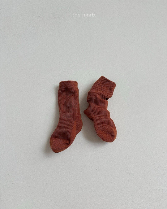 [minirobe]Basic Waffle Socks 3Set