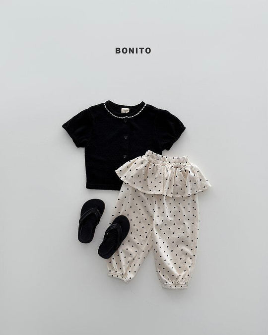 [BONITO]frill jogger pants