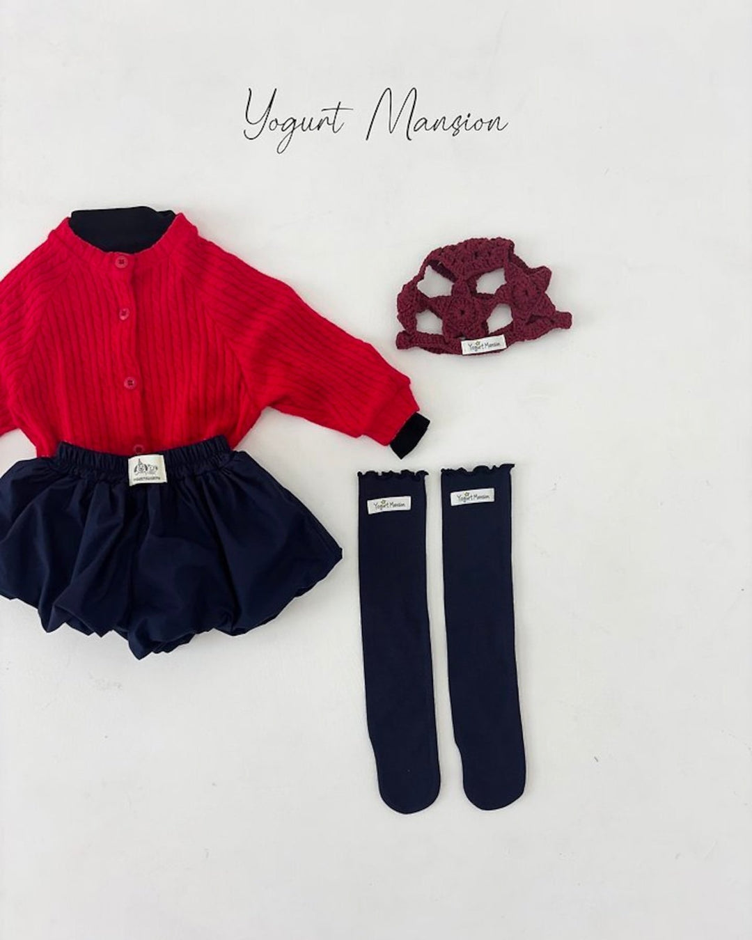 [yogurt mansion]crayon cardigan