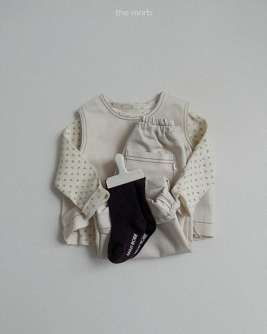 [minirobe]Non-Fade Denim Pants