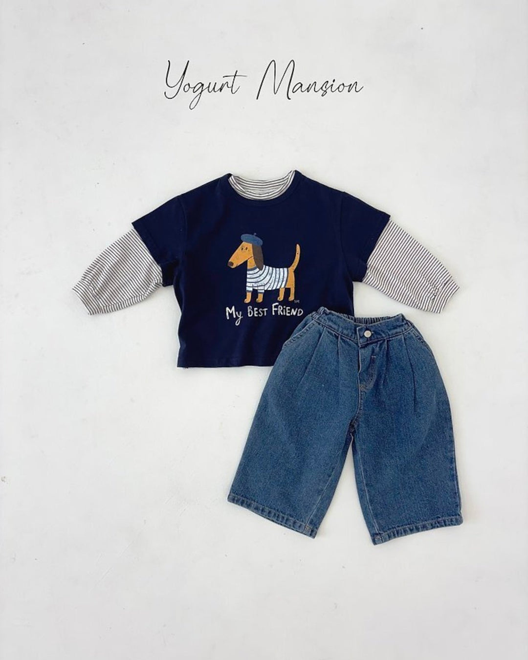[yogurt mansion]denim pants