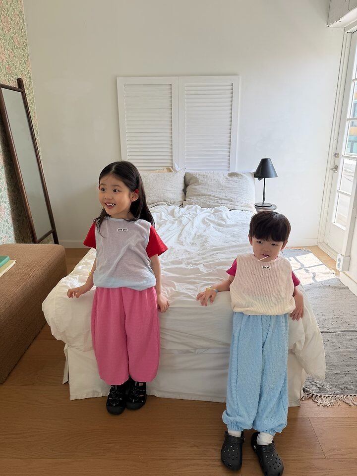 [pie]cotton candy summer jogger pants