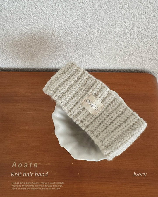 [AOSTA]Knit Cookie Headband