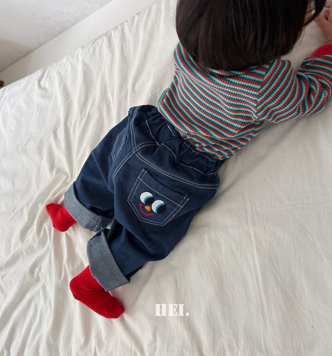 [Hei]カックンデニムPT