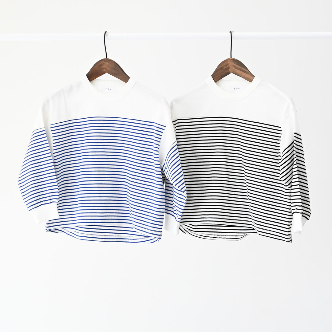 [FOV]ボーダー切り替えL/S Tシャツ615405