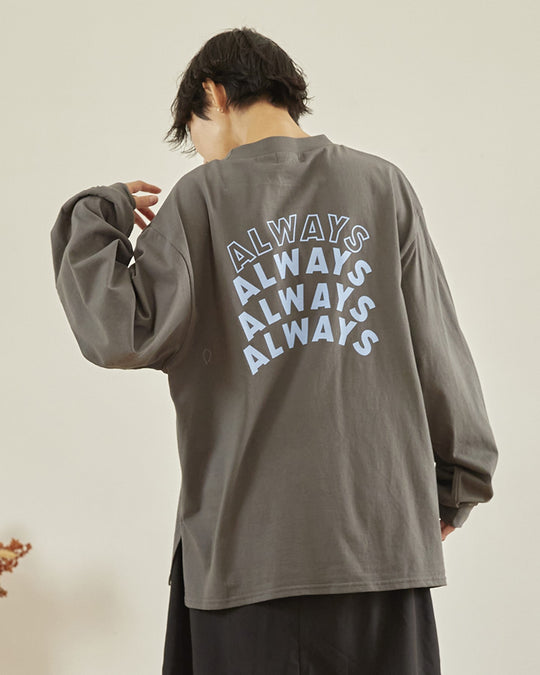 [undeny.]NEVER L/S Tシャツ715402